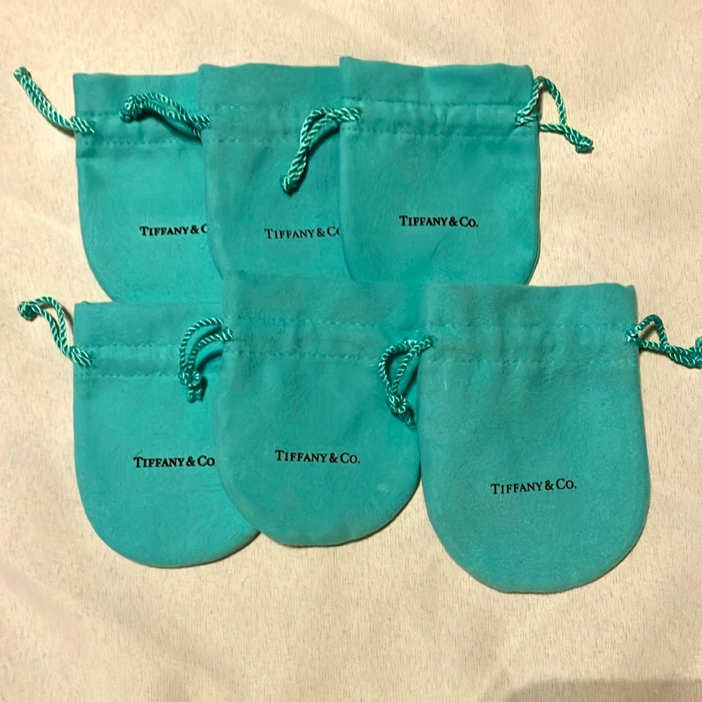 Tiffany & Co empty jewelry pouches